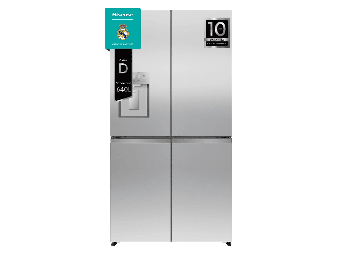 Nevera americana Hisense RQ640P5SSD, acabado inox