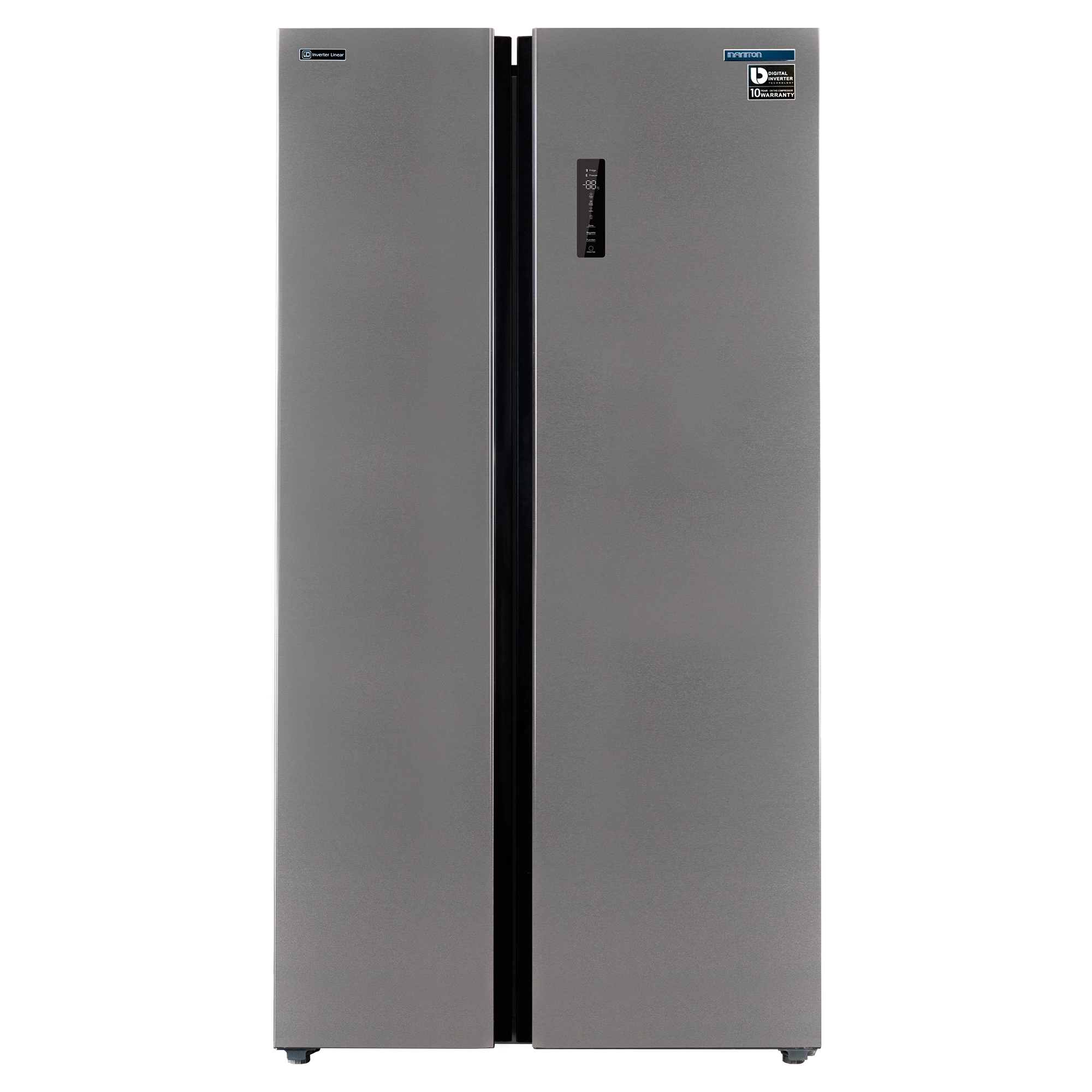 Nevera americana Infiniton SBS-506A77XEM, acabado inox
